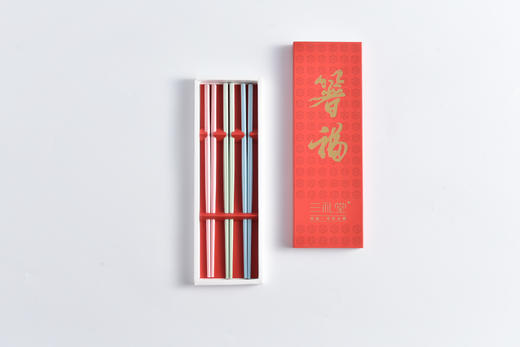 三礼堂筷子  景德镇陶瓷 筷子 防腐防霉耐高温 商品图2