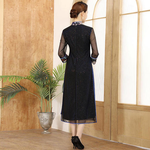 DLQ-A2698新款轻奢名媛气质中国风连衣裙 商品图1