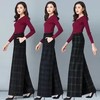 P-新款韩版阔腿裤女2020秋冬高腰宽松垂顺复古长裤 商品缩略图2