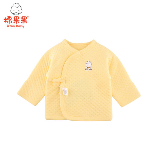 棉果果冬季内衣男童女童提花空气层偏襟上衣M401111620602 商品图1