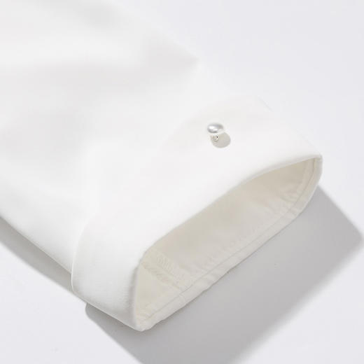 罗蒙衬衫女短袖时尚飘带衬衣商务休闲百搭纯色半袖女衬衫 商品图8