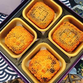 【广东“零添加”纯手工蛋黄豆沙月饼】4块/盒