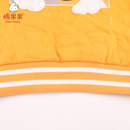 棉果果冬季男童上衣全棉空气层卫衣M412180620642 商品图2