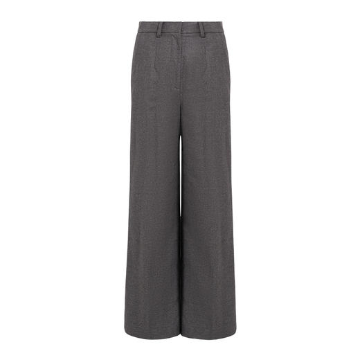 VIMAGE纬漫纪时尚舒适通勤百搭职业显瘦阔腿长裤女裤V1405003D 商品图4