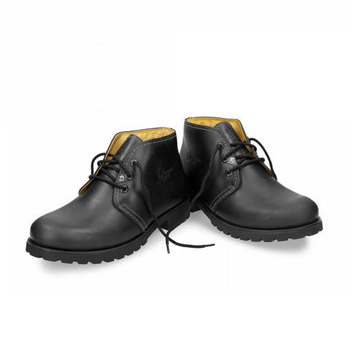 断码特价43码——西班牙原产男士皮鞋踝靴经典款四季款黑色BPC3 商品图1