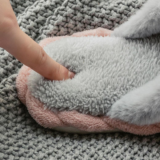 新款棉拖鞋居家保暖防滑耐磨情侣地板拖 商品图9