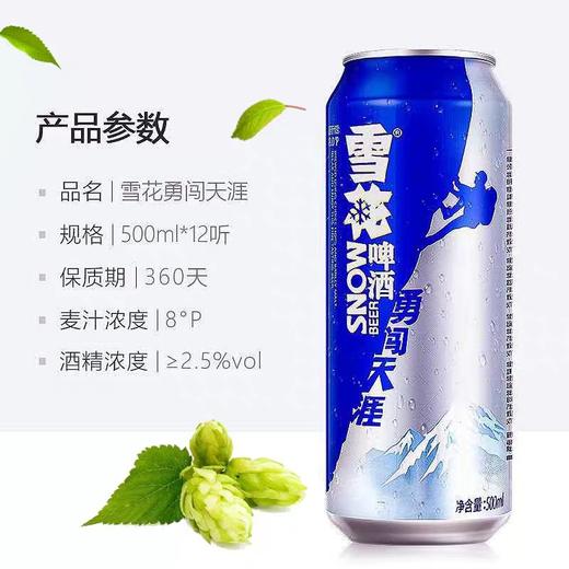 500ml8°雪花勇闯天涯啤酒 商品图2