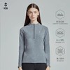 SANFO PLUS SUW-19099 女款五十度灰长袖拉链套头衫 商品缩略图0