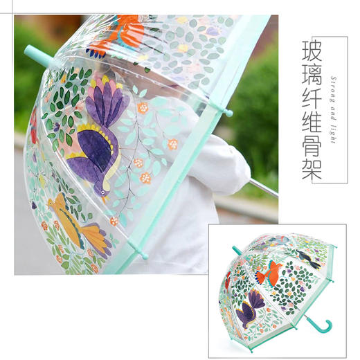 法国DJECO 小童 幼童专属透明花伞/变色伞，亲子成人伞 商品图2