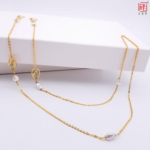 “爱的记忆”原创新国风长链 眼镜链 商品图2