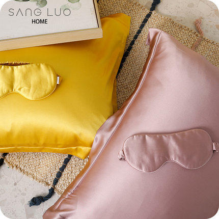 蚕丝蛋白养肤SLIK旅行套装SANGLUO桑罗双面桑蚕丝绸枕套眼罩 商品图1