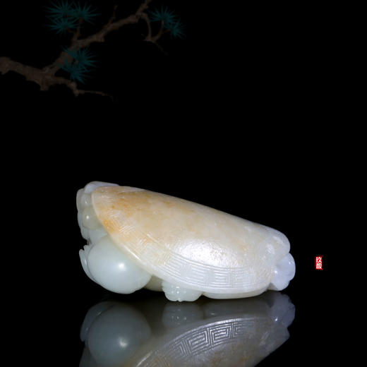 和田玉（白玉）籽料把件--龙龟 118.04g 商品图3