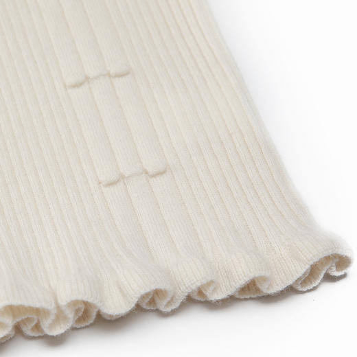 METTE羊绒世家童装女宝100%山羊绒衫中大童高领弹力修身保暖毛衣 商品图8