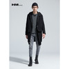 HIM漢崇 男装宽松秋季西装领外套时尚潮流假两件中长款男风衣 商品缩略图1