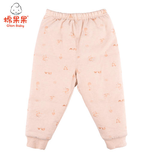 棉果果冬季新疆彩棉男童女童铺棉长裤裤子M401200820627 商品图2