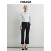 VIMAGE纬漫纪时尚通勤干练百搭职业显瘦微喇九分裤女V1405005D 商品缩略图1