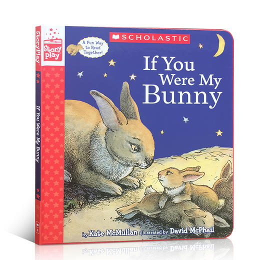 英文原版 If You Were My Bunny如果你是我的兔宝宝 精装角色扮演互动游戏书启蒙低幼儿童睡前晚安故事书 商品图0
