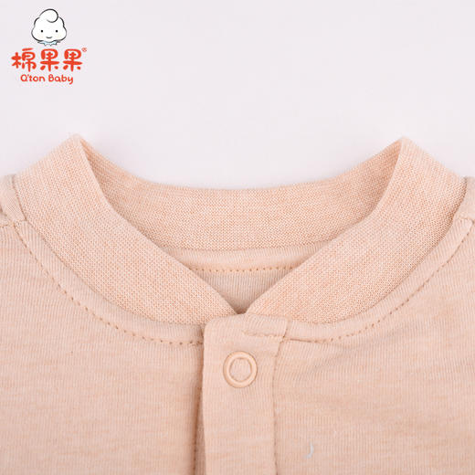 棉果果冬季新疆彩棉男童女童铺棉对开连体衣M401722820623 商品图2