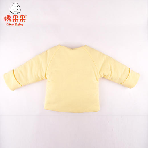 棉果果冬季内衣男童女童铺棉偏襟上衣M401111820612 商品图3