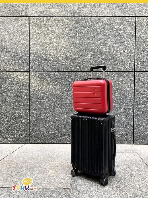 三色小型手提行李箱㆐搜狐商城 商品图2