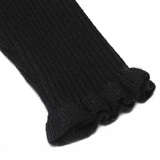 METTE羊绒世家童装女宝100%山羊绒衫中大童高领弹力修身保暖毛衣 商品图9