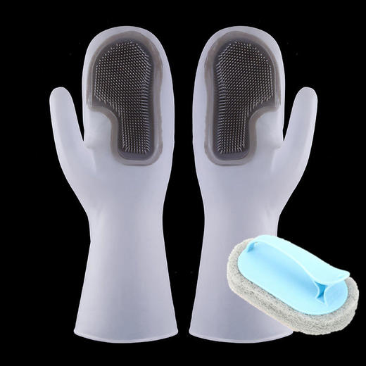 【洗碗神器不伤手】洗碗手套女家务橡胶手套厨房用品防水保暖耐用 商品图3