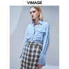 VIMAGE纬漫纪秋季新款气质通勤简约时尚显瘦百搭衬衫女上衣V1409002 商品缩略图0