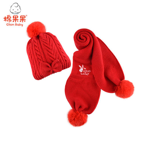 新年款棉果果冬季女童毛线围巾M424410220749 商品图1