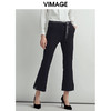 VIMAGE纬漫纪时尚通勤干练百搭职业显瘦微喇九分裤女V1405005D 商品缩略图2