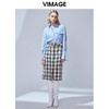 VIMAGE纬漫纪秋季新款气质通勤简约时尚显瘦百搭衬衫女上衣V1409002 商品缩略图1
