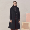 ND92Q斯尔丽瑟俪2020年冬季新品气质大翻领合体A摆中大衣外套 商品缩略图3