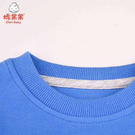 棉果果冬季男童上衣氨棉棉毛针织长袖T恤M412140220702 商品图2