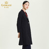 乔万尼早秋新款翻领小收腰显瘦气质干练六芒星设计垂感风衣ES3A566 商品缩略图2