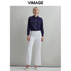 VIMAGE纬漫纪时尚简约通勤百搭休闲显瘦衬衫女上衣V1409001D 商品缩略图1