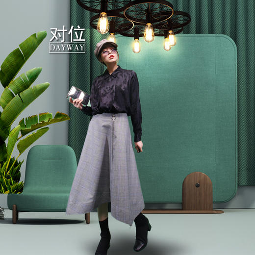 集拉米卡SQ1Y0Q_中裙_ZK 商品图1