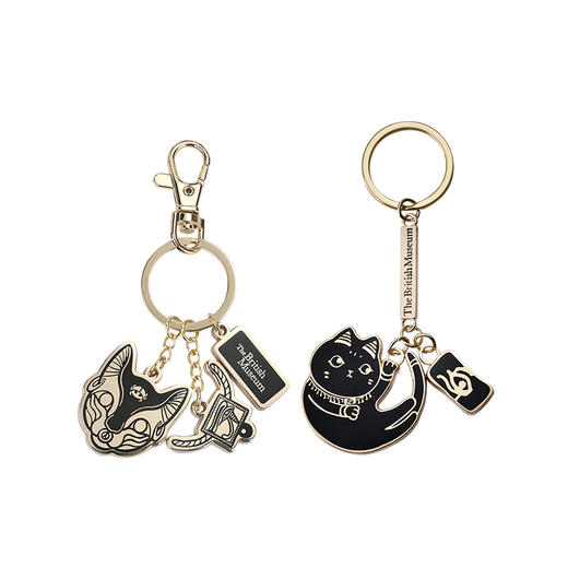 大英博物馆官方盖亚·安德森猫钥匙扣钥匙链礼物创意送男生可爱 商品图4
