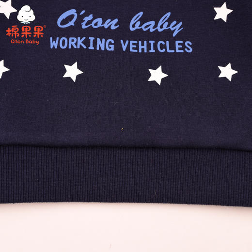 棉果果冬季男童上衣大毛圈挂里套头卫衣M412180420706 商品图3