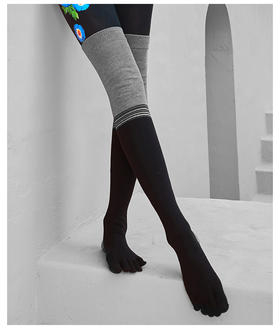 【买一赠一】长筒瑜伽袜 大腿袜 防滑五指 地板舞蹈袜舞蹈