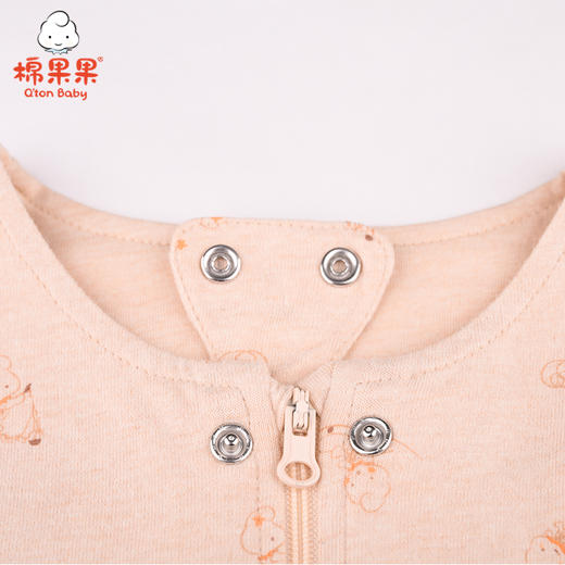 棉果果薄款男童女童新疆彩棉面料双层彩棉，内层不加棉，建议夏季或暖气房使用双层分腿睡袋M405570120637注意！商城均不带外包装礼盒哦~ 商品图2