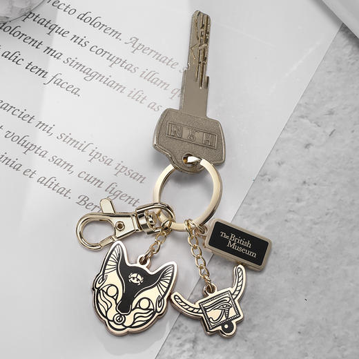 大英博物馆官方盖亚·安德森猫钥匙扣钥匙链礼物创意送男生可爱 商品图2