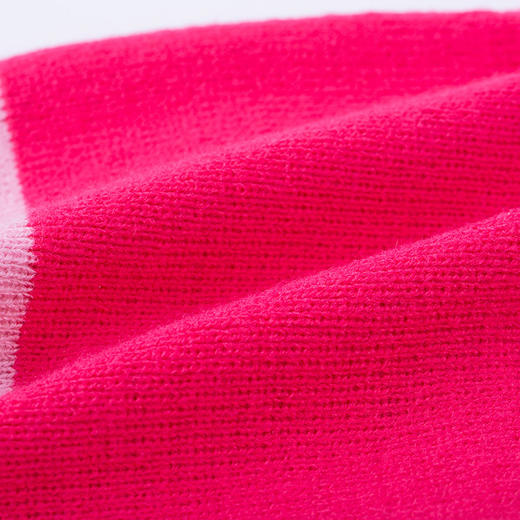 贝贝怡男女童套头帽秋冬婴儿宝宝时尚条纹帽子儿童针织保暖防风帽 商品图5