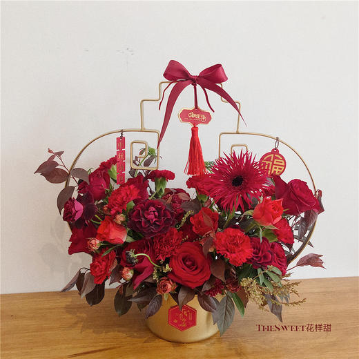 花艺 献礼 灯笼提篮 商品图1