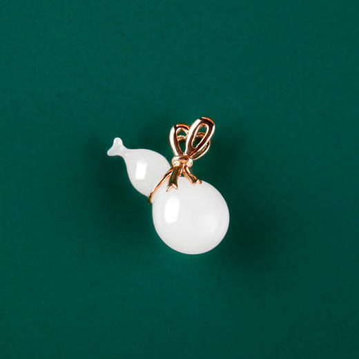 白禄葫芦吊坠不含链