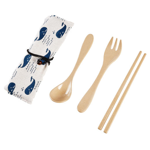稻谷壳 便携勺筷组合 商品图6