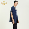 【两色可选】乔万尼秋装中长款上衣桑蚕丝外套宽松短袖开衫EB1B702 商品缩略图9