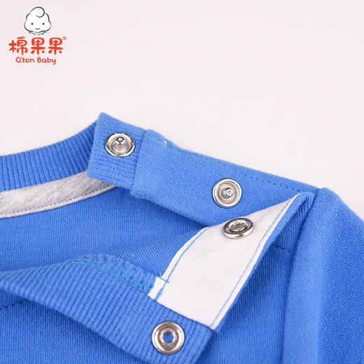 棉果果冬季男童上衣氨棉棉毛针织长袖T恤M412140220702 商品图3