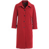 乔万尼初秋新款风衣中长款复古红色青春靓丽轻奢显瘦外套女ES3A607 商品缩略图4