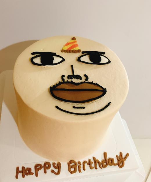 狮子家-丑萌创意手绘生日蛋糕 纪念日蛋糕 聚会 仪式感必备 商品图0