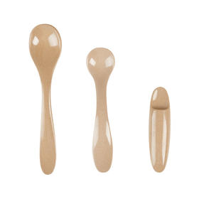 稻谷壳辅食三件套 （训练勺、弯柄勺、长柄勺）