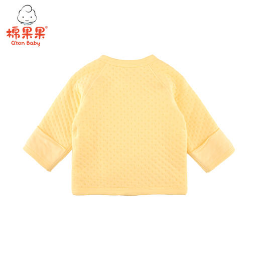 棉果果冬季内衣男童女童提花空气层偏襟上衣M401111620602 商品图3